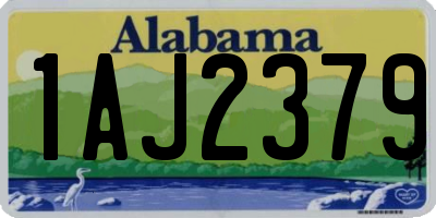 AL license plate 1AJ2379