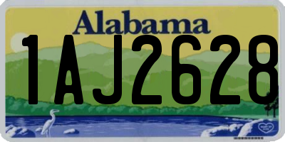 AL license plate 1AJ2628