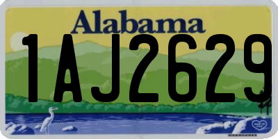 AL license plate 1AJ2629