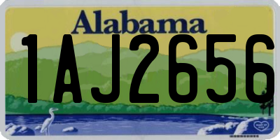 AL license plate 1AJ2656