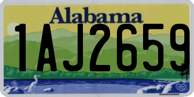 AL license plate 1AJ2659