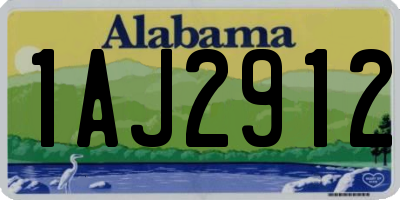 AL license plate 1AJ2912