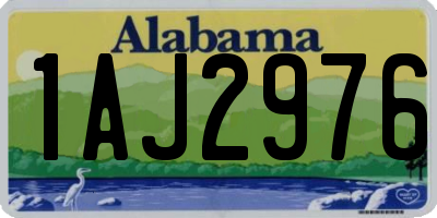 AL license plate 1AJ2976