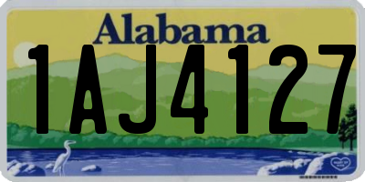 AL license plate 1AJ4127