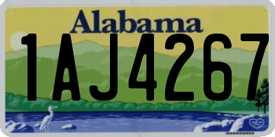 AL license plate 1AJ4267