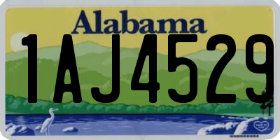 AL license plate 1AJ4529
