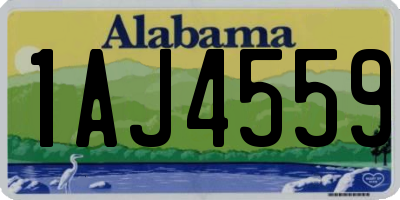 AL license plate 1AJ4559