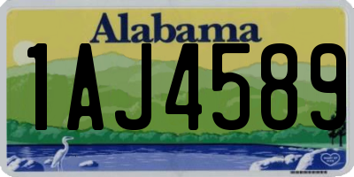 AL license plate 1AJ4589