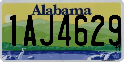 AL license plate 1AJ4629