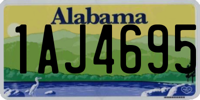 AL license plate 1AJ4695