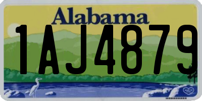 AL license plate 1AJ4879