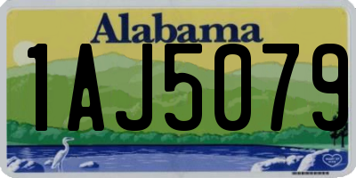 AL license plate 1AJ5079