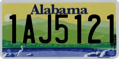 AL license plate 1AJ5121
