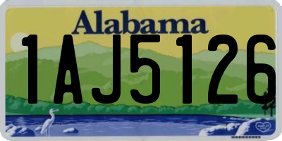 AL license plate 1AJ5126