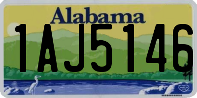 AL license plate 1AJ5146