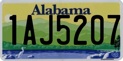 AL license plate 1AJ5207