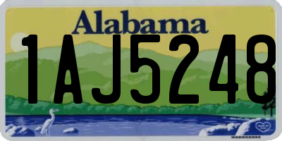 AL license plate 1AJ5248