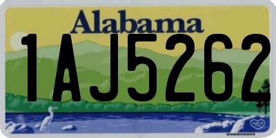 AL license plate 1AJ5262