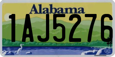 AL license plate 1AJ5276