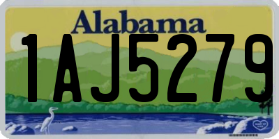 AL license plate 1AJ5279