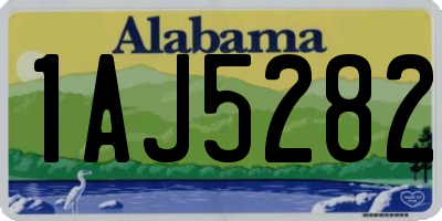 AL license plate 1AJ5282
