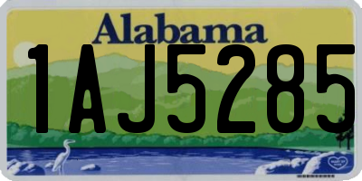AL license plate 1AJ5285