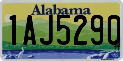 AL license plate 1AJ5290