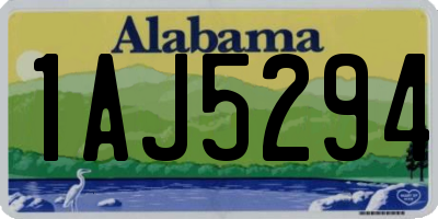 AL license plate 1AJ5294