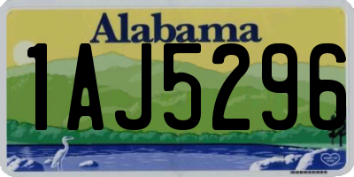 AL license plate 1AJ5296