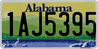 AL license plate 1AJ5395