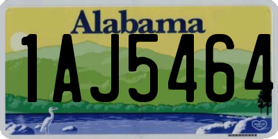AL license plate 1AJ5464