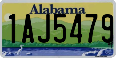 AL license plate 1AJ5479