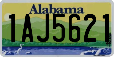 AL license plate 1AJ5621