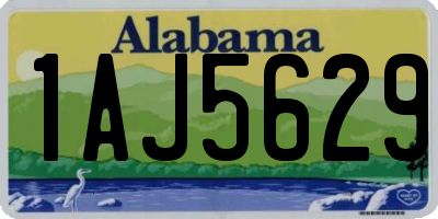 AL license plate 1AJ5629