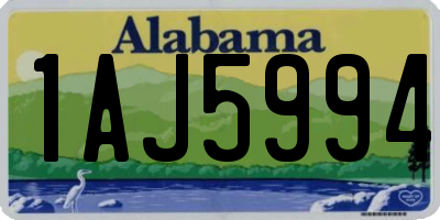 AL license plate 1AJ5994