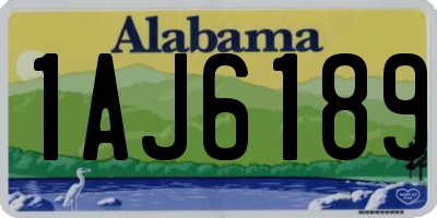 AL license plate 1AJ6189