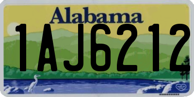 AL license plate 1AJ6212