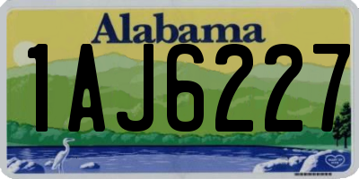 AL license plate 1AJ6227