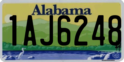 AL license plate 1AJ6248
