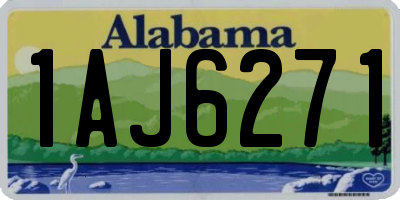 AL license plate 1AJ6271