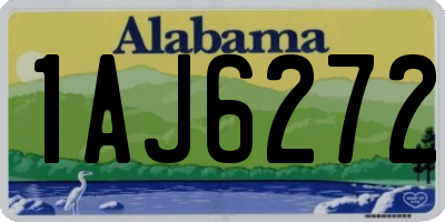 AL license plate 1AJ6272