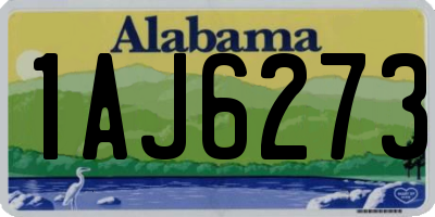AL license plate 1AJ6273