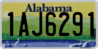 AL license plate 1AJ6291