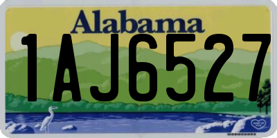 AL license plate 1AJ6527