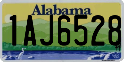 AL license plate 1AJ6528