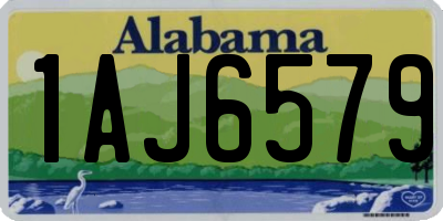AL license plate 1AJ6579
