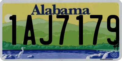 AL license plate 1AJ7179