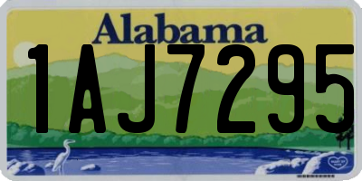 AL license plate 1AJ7295