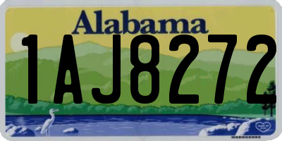 AL license plate 1AJ8272