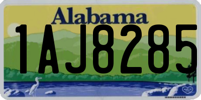 AL license plate 1AJ8285